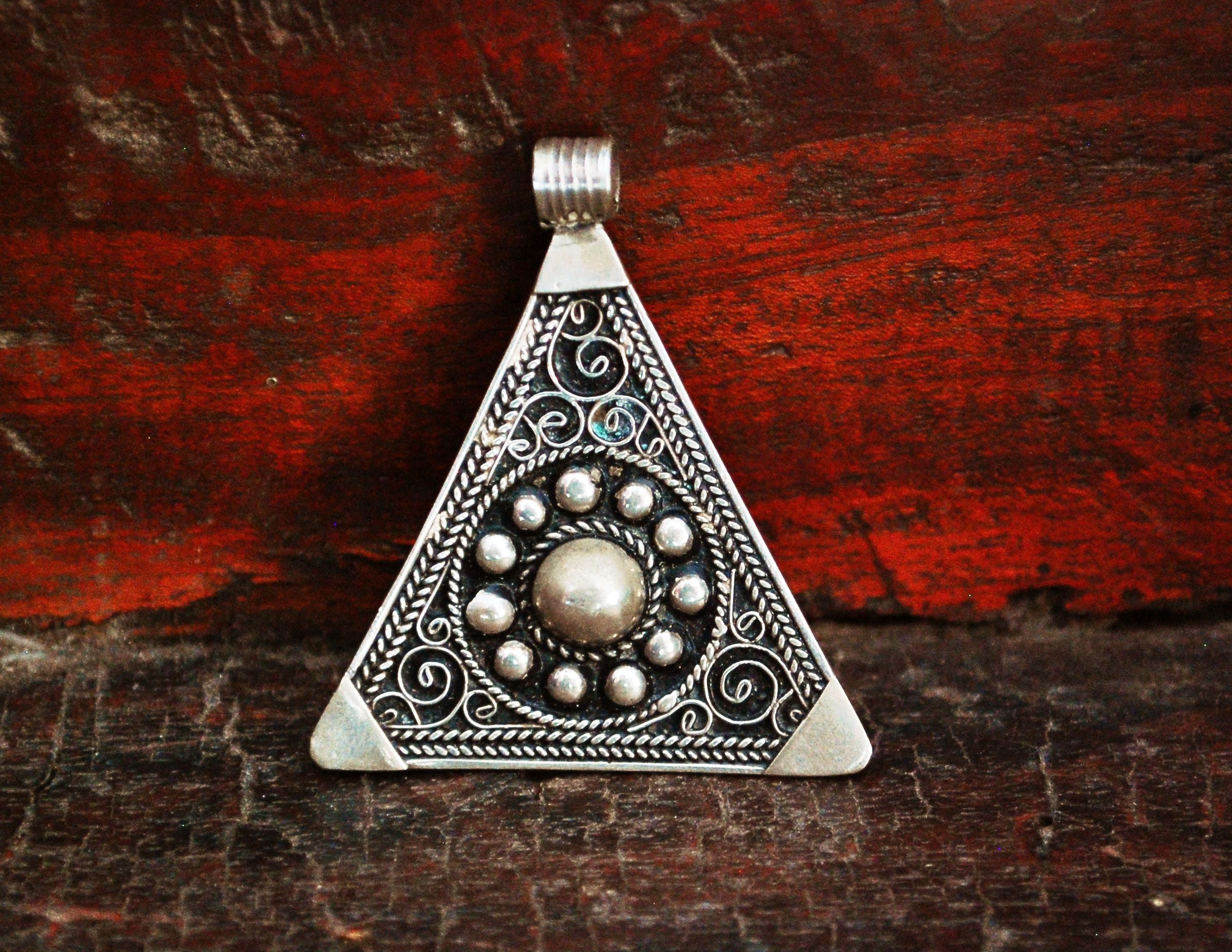 Moroccan Silver Pendant