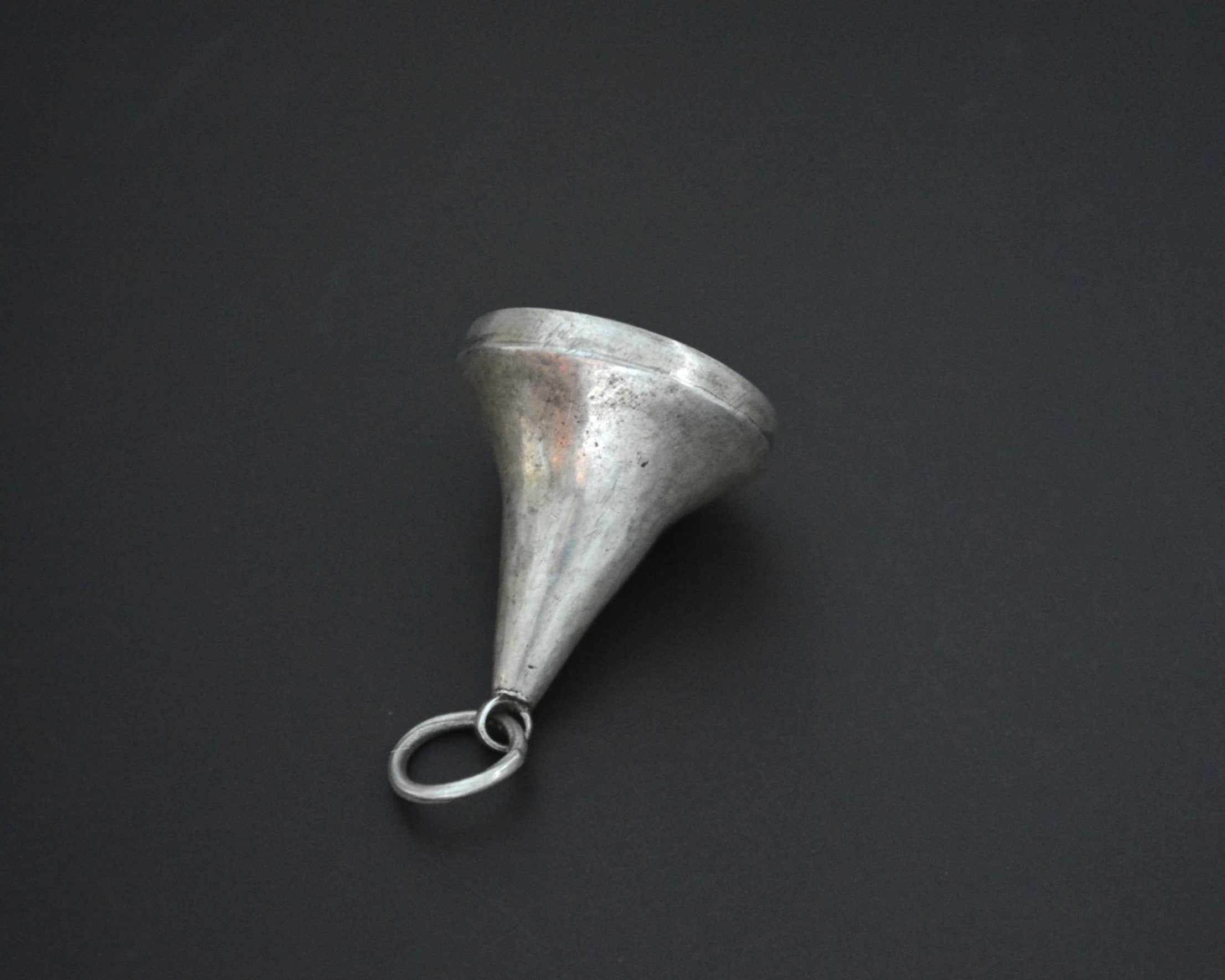 Afghani Silver and Brass Seal Pendant with Calligraphy