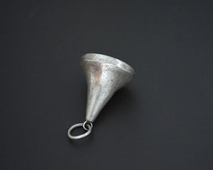Afghani Silver and Brass Seal Pendant with Calligraphy