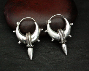 Rajasthani Spike Hoop Earrings - SMALL