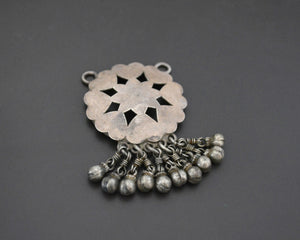 Rajasthani Silver Pendant with Bells