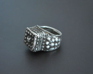 Antique Yemeni Silver Ring - Size 6.5