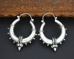 Ethnic Spike Hoop Earrings - MEDIUM