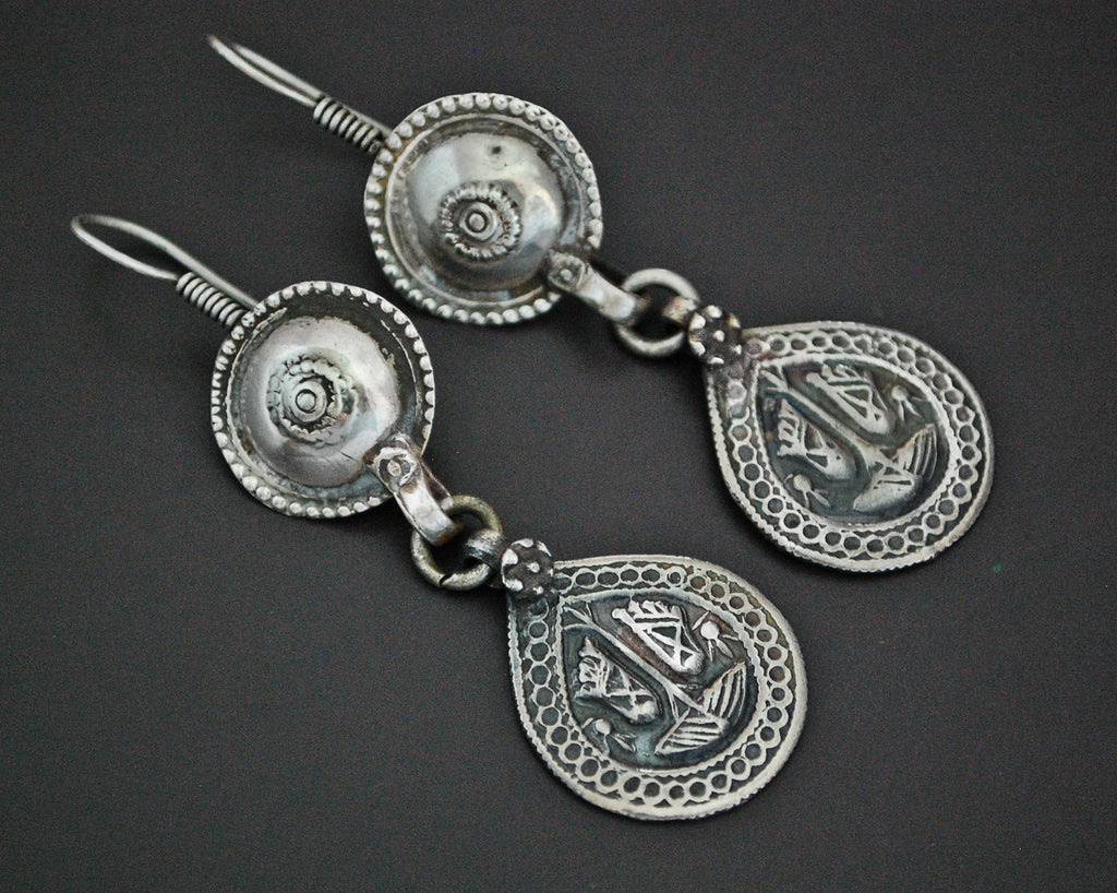 Hindu Charm Earrings Vishnu's Feet