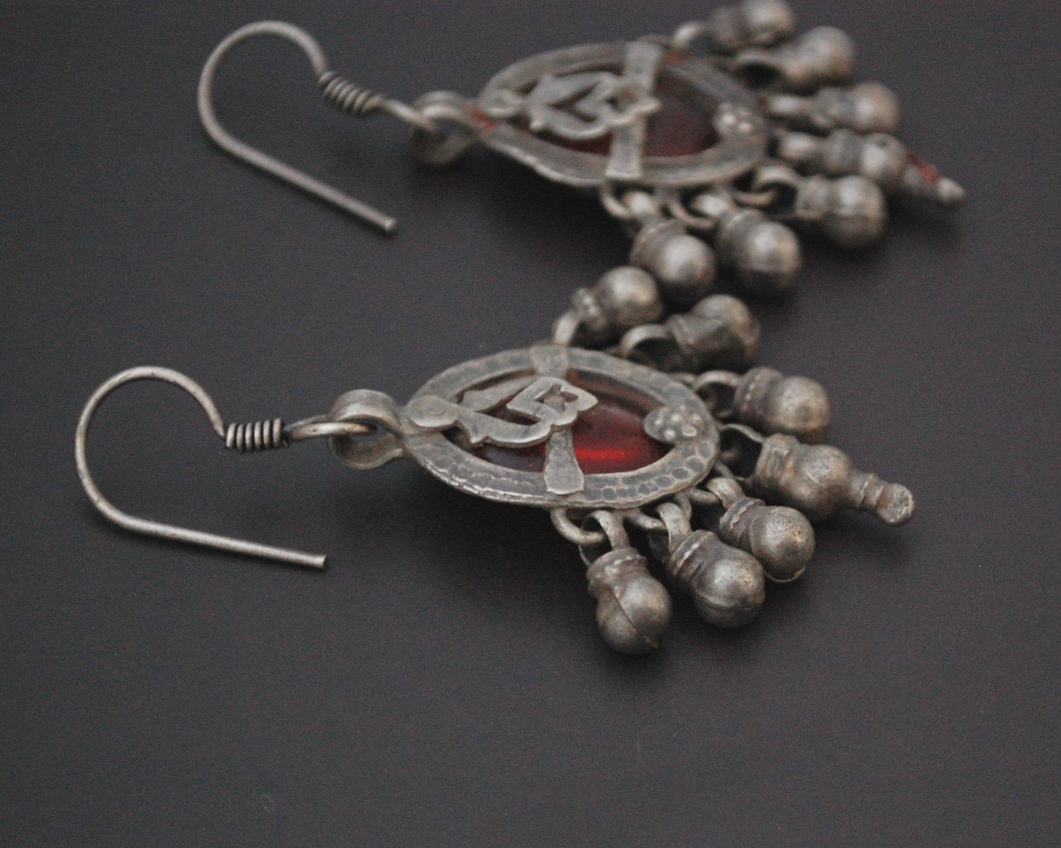 Rajasthani Earrings with Glass