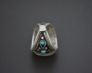 Afghani Arabic Writing Carnelian Ring - Size 8