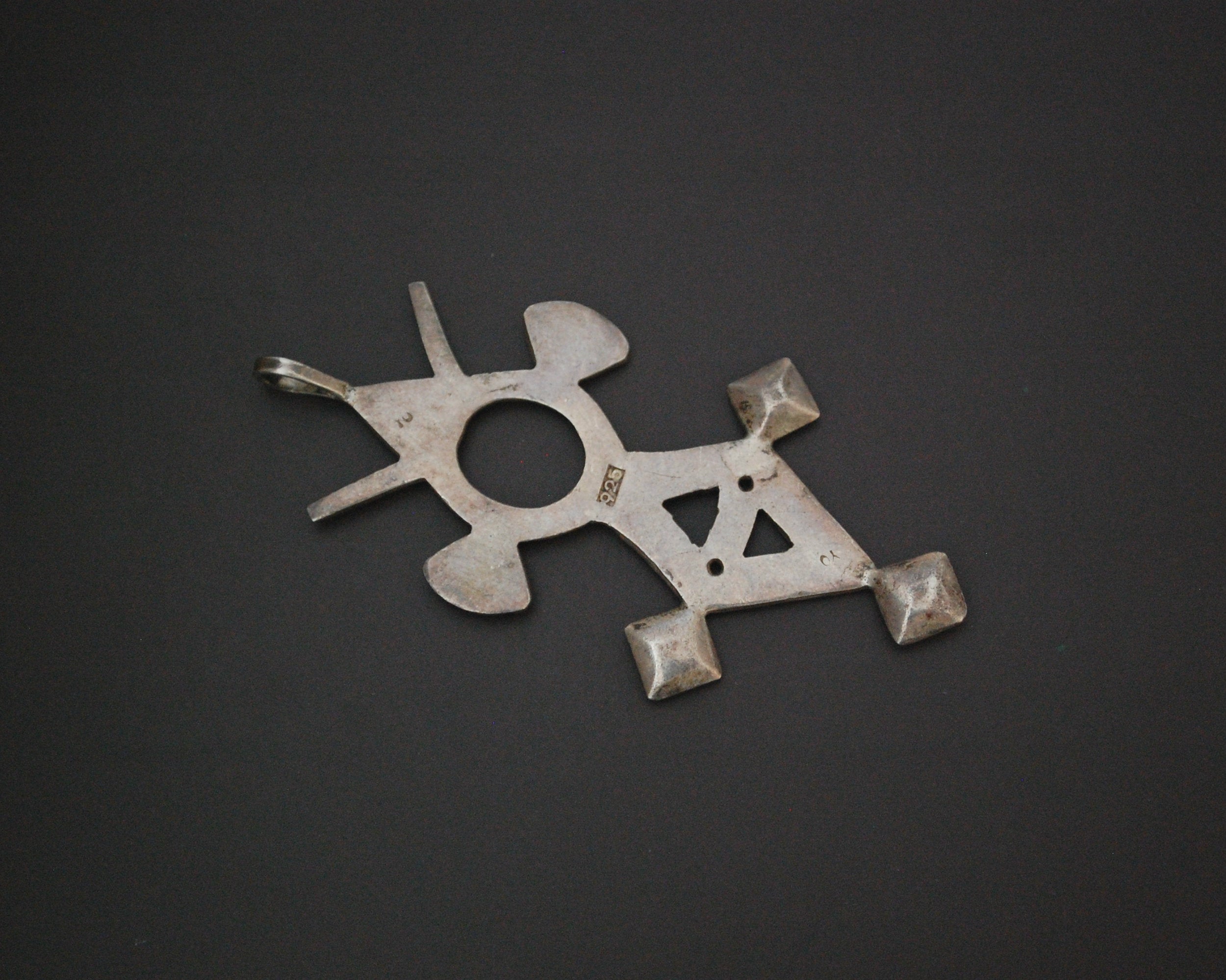 Tuareg Sterling Silver Cross Pendant