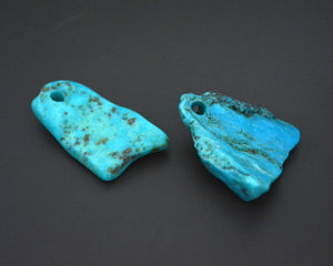 Free Form Arizona Turquoise Nugget Pendant