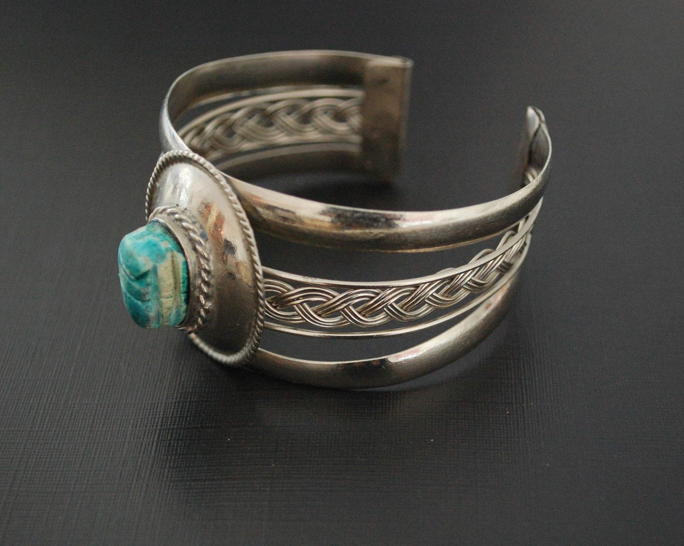 Scarab Cuff Bracelet from Egypt
