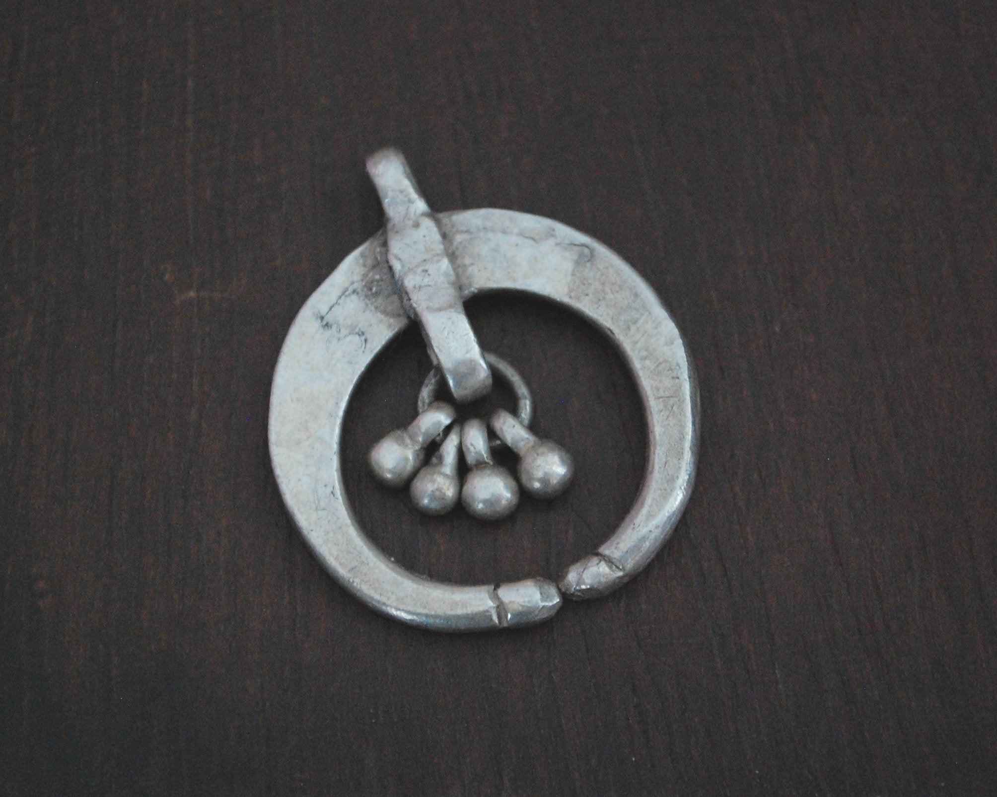 Rajasthani Crescent Moon Amulet Pendant