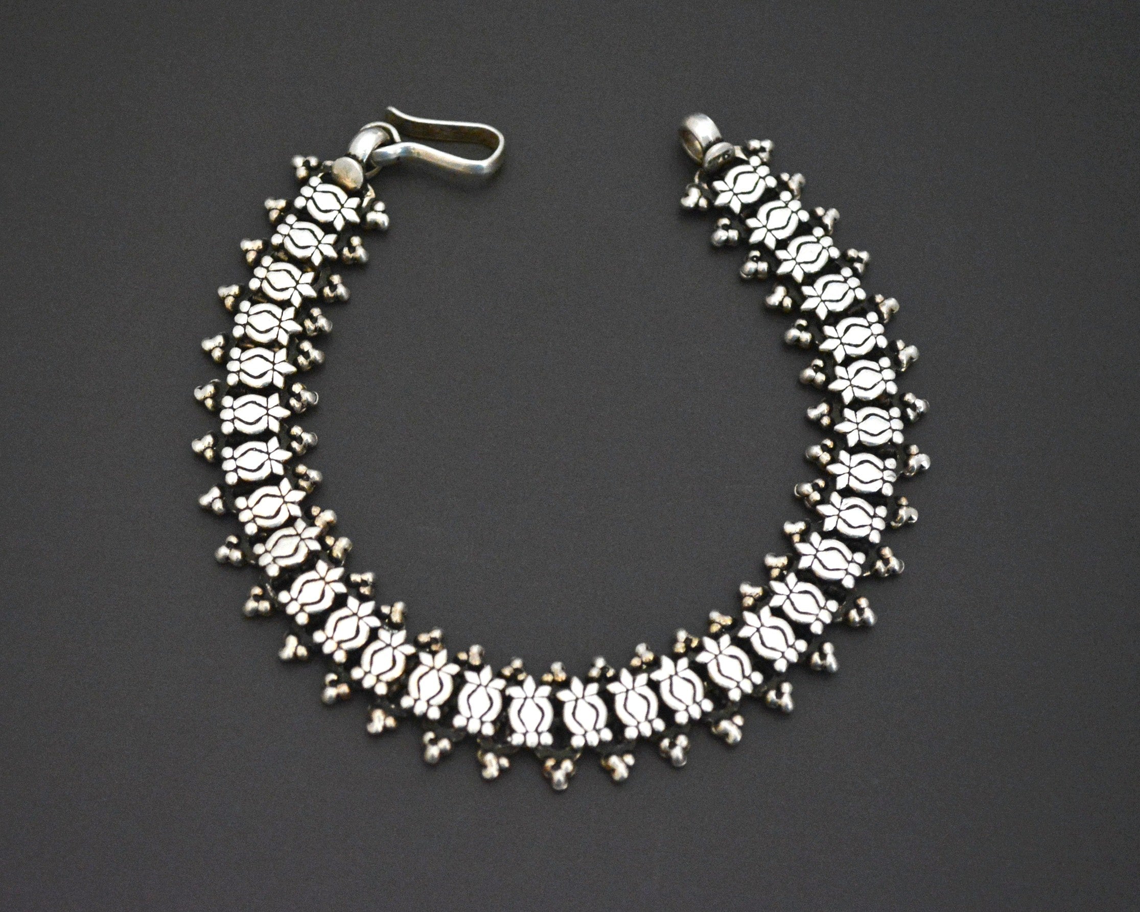 Rajasthani Sterling Silver Link Bracelet