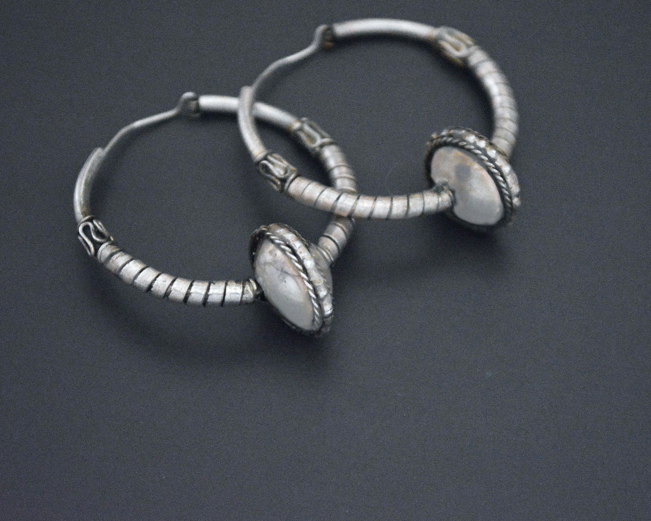 Ethnic Bali Hoop Earrings - SMALL/MEDIUM