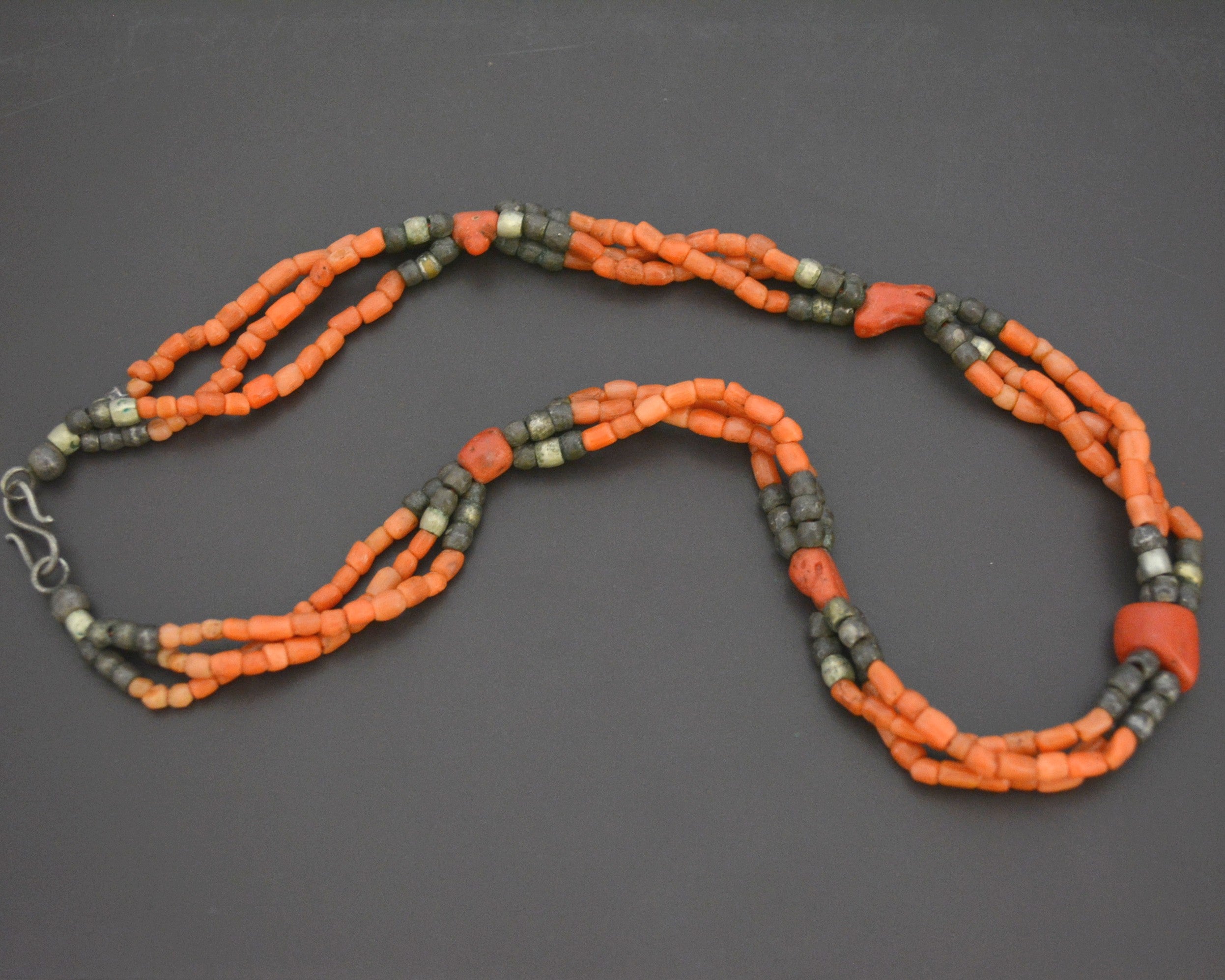 Reserved for S. - Moroccan Berber Coral Necklace