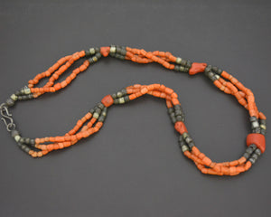 Reserved for S. - Moroccan Berber Coral Necklace