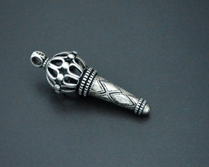 Small Rajasthani Silver Amulet Pendant