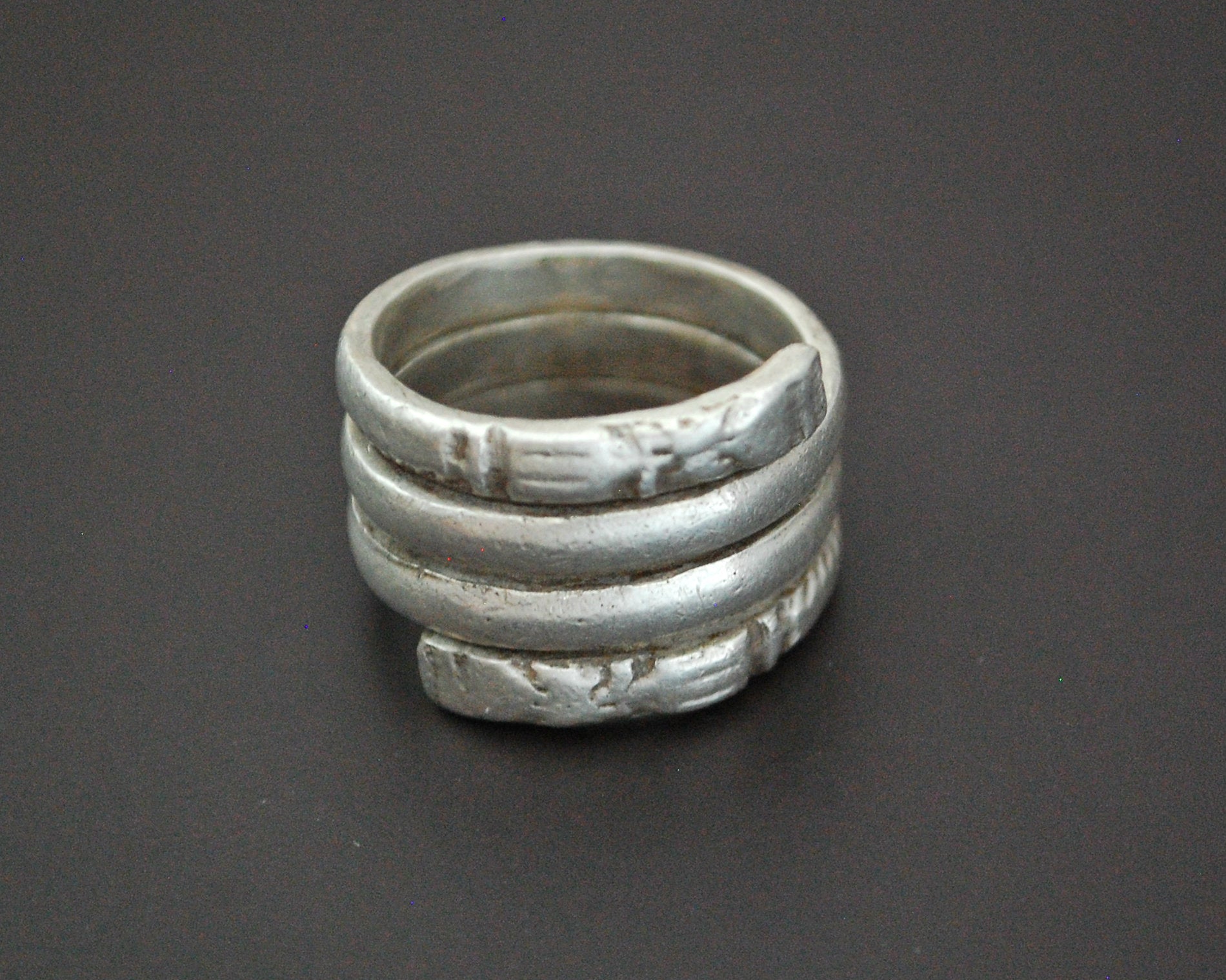 Ethnic Coil Ring from India - Size 8