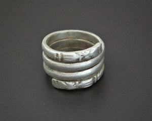 Ethnic Coil Ring from India - Size 8