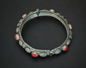 Hinged Berber Coral Bracelet