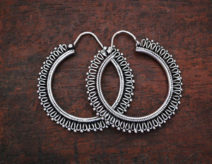 Rajasthani Hoop Earrings - LARGE