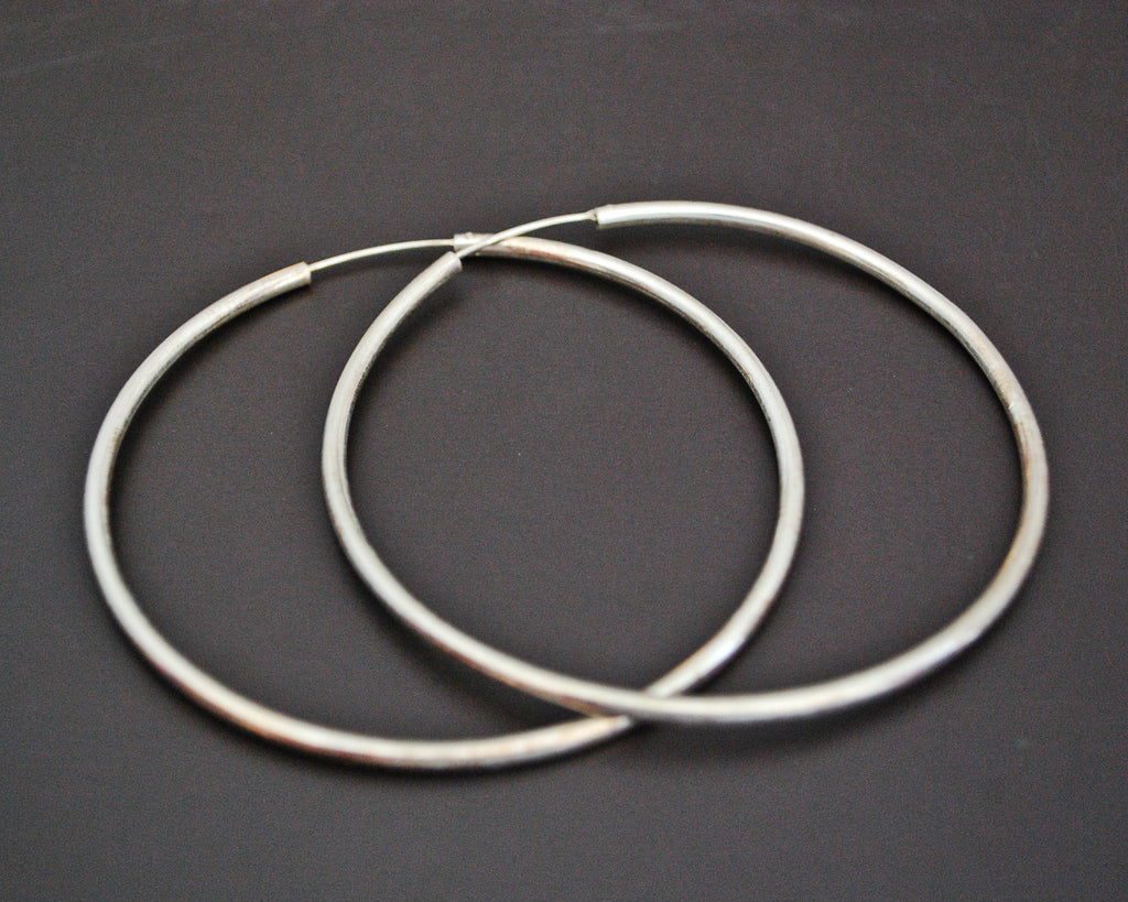 Huge Ethnic Hoop Earrings - XLARGE