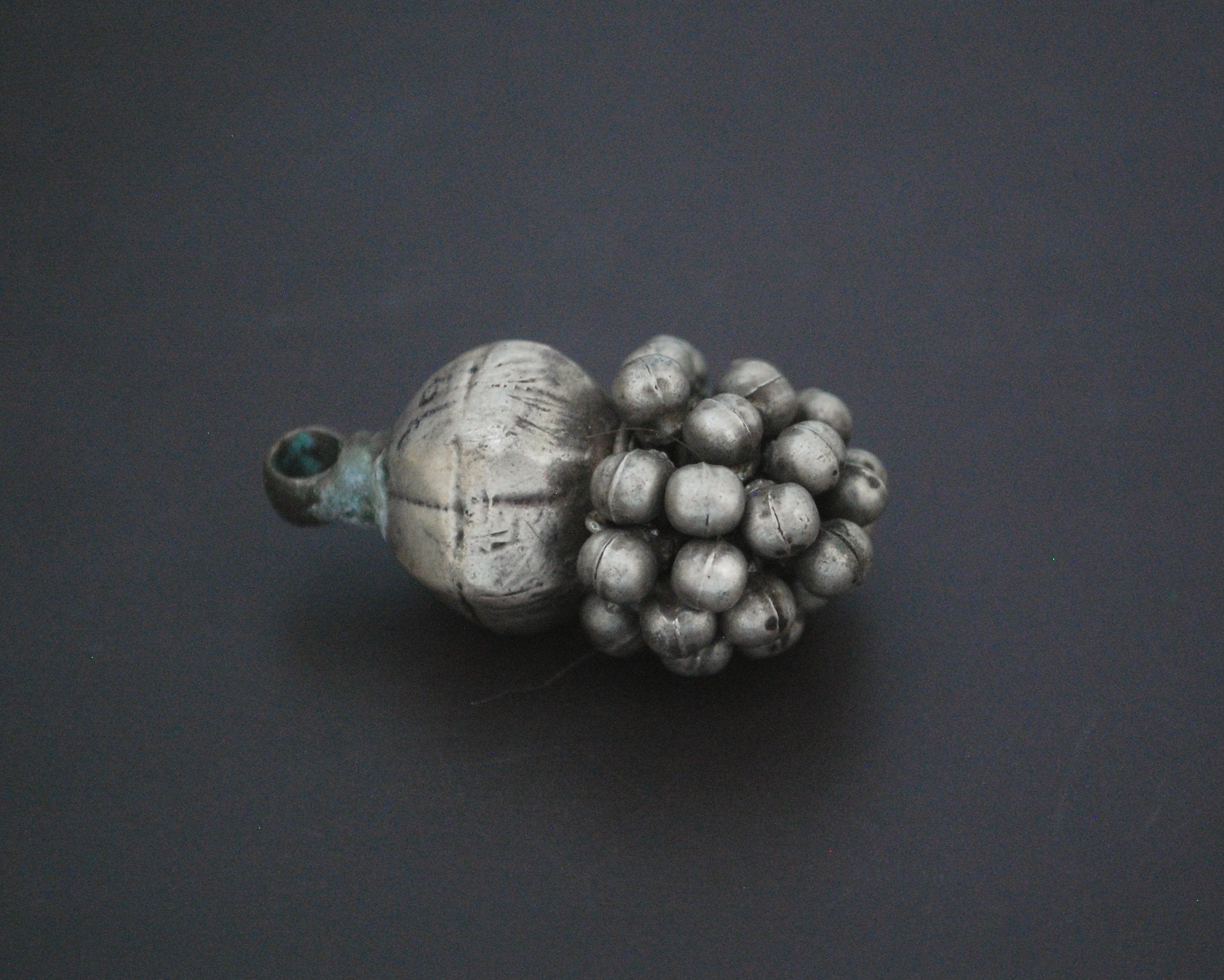 Old Rajasthani Silver Amulet Pendant