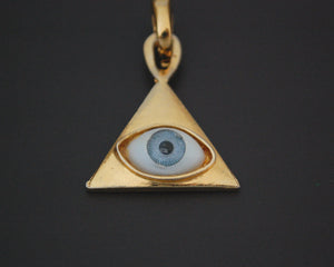 Magical Gilded Eye Amulet Pendant