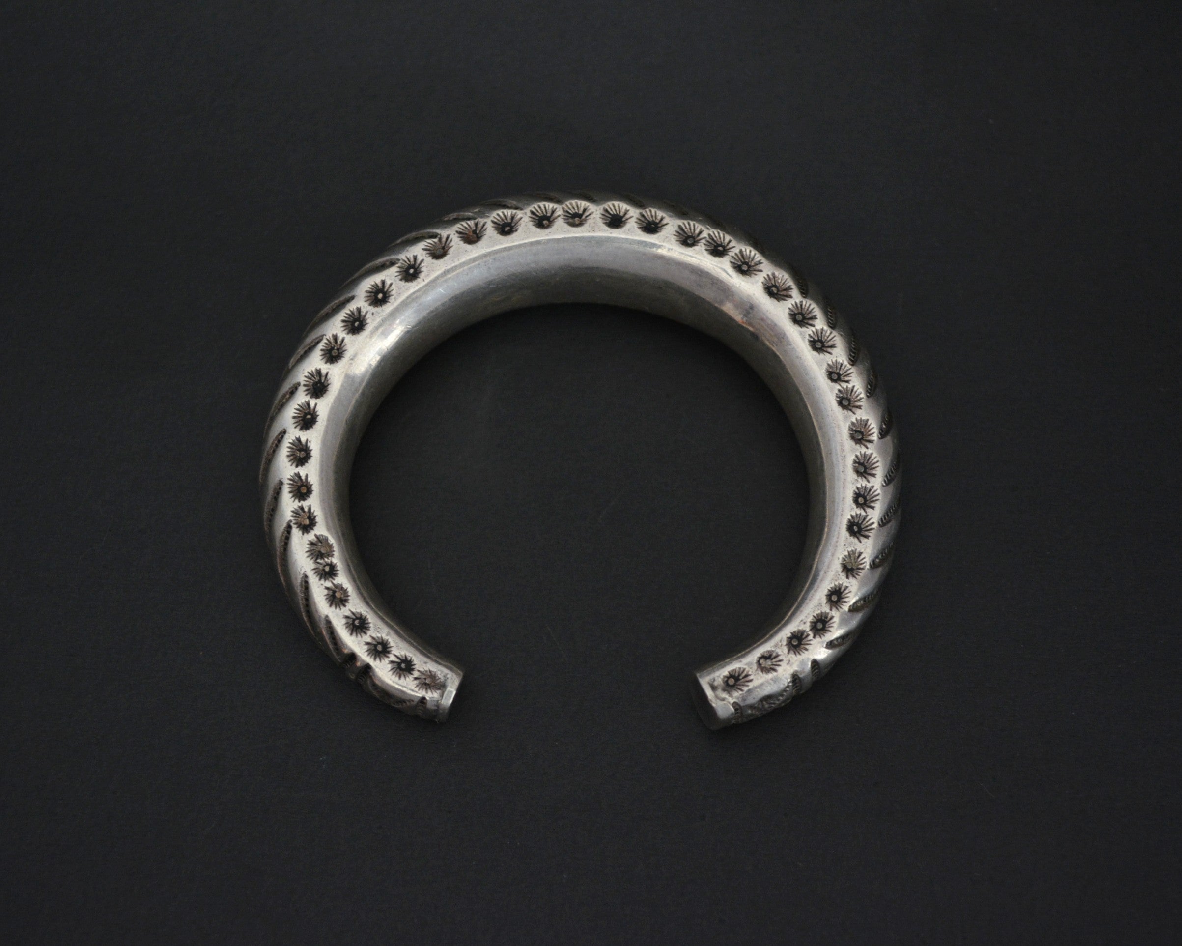 Gujarati Silver Cuff Bracelet