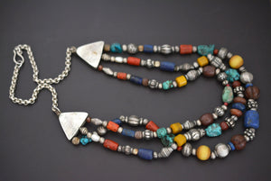 Reserved for A. - Vintage Nepali Multistone Necklace
