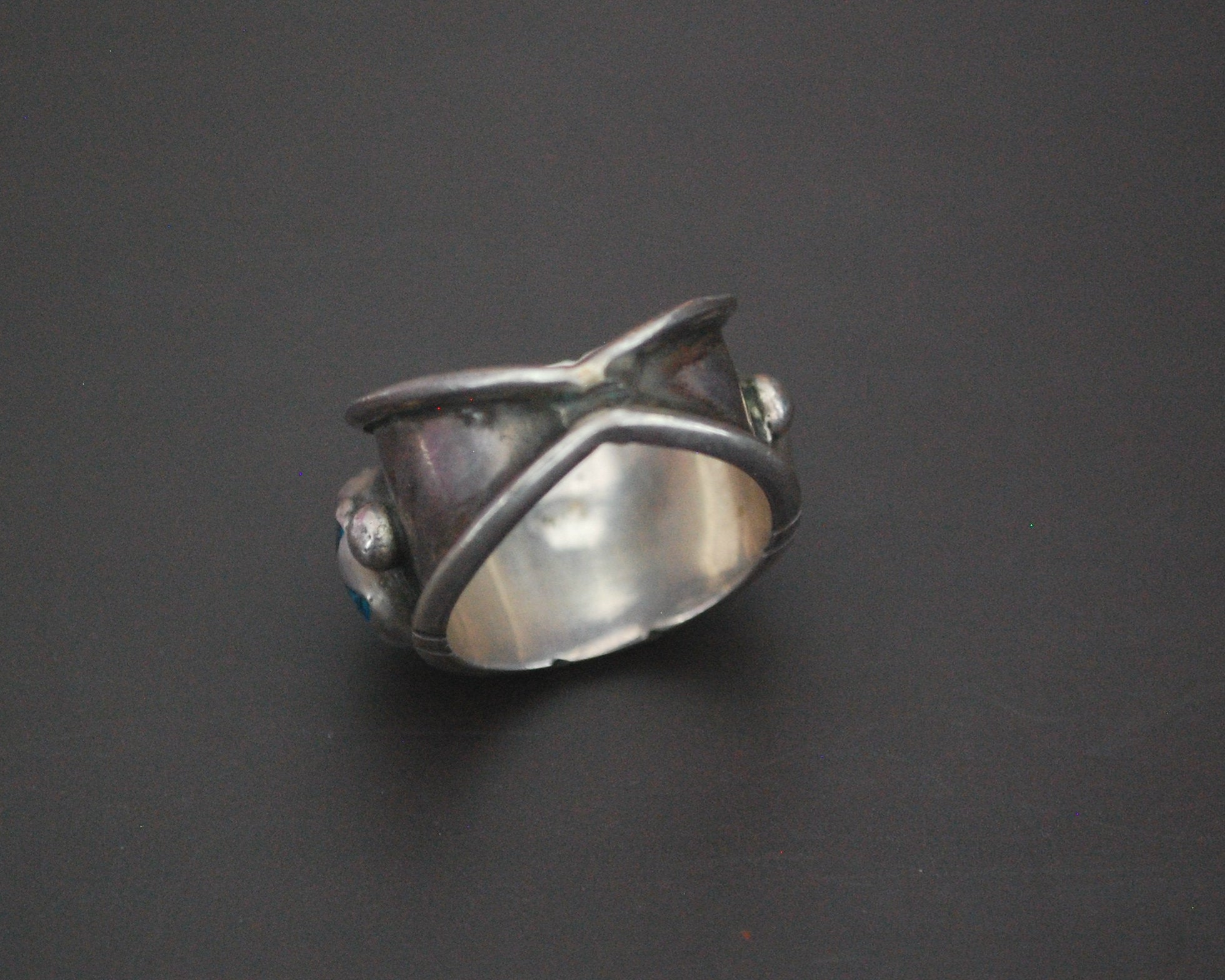 Zuni Turquoise Band Ring - Size 6.5