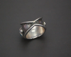 Zuni Turquoise Band Ring - Size 6.5