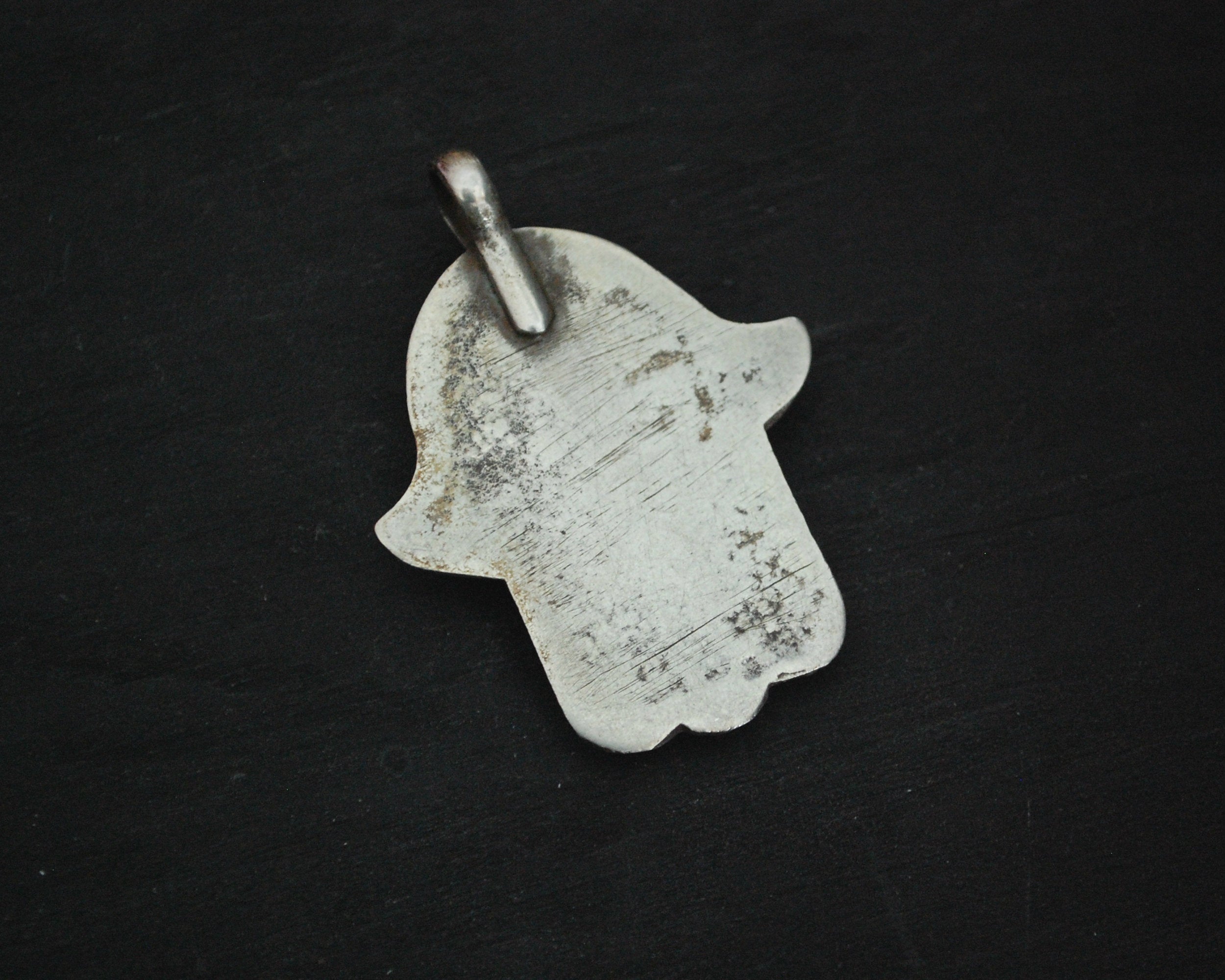 Berber Hamsa Silver Pendant