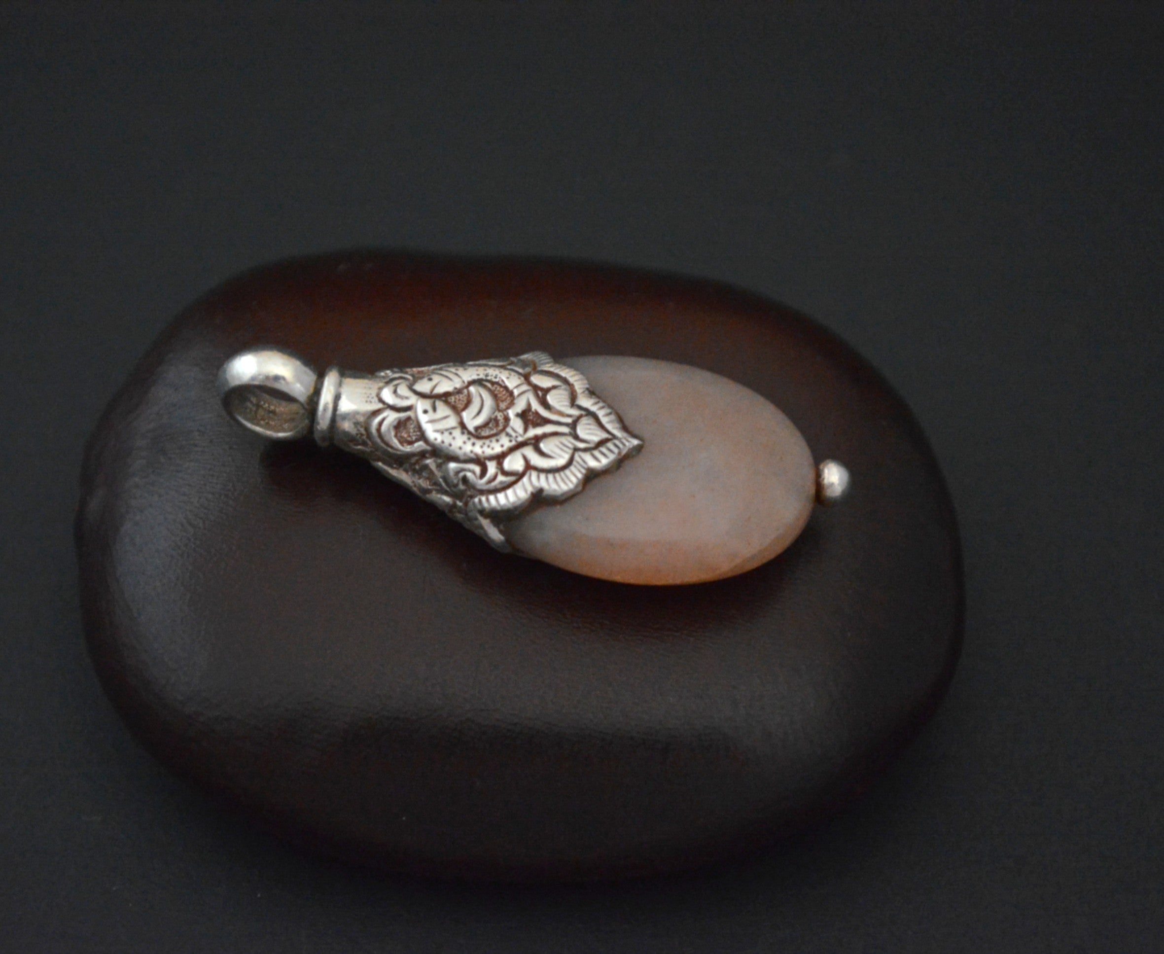 Nepali Pendant with Fish Repoussee