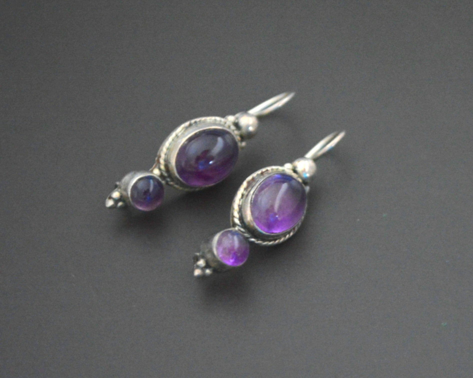 Amethyst Earrings from India