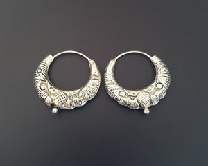 Nepali Hoop Earrings - SMALL / MEDIUM