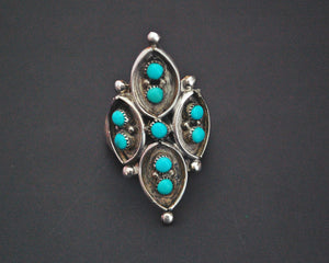 Native American Zuni Turquoise Ring - Size 6