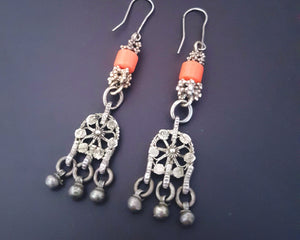 Yemeni Filigree Dangle Earrings