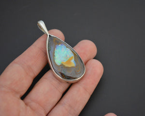 Opal Sterling Silver Pendant