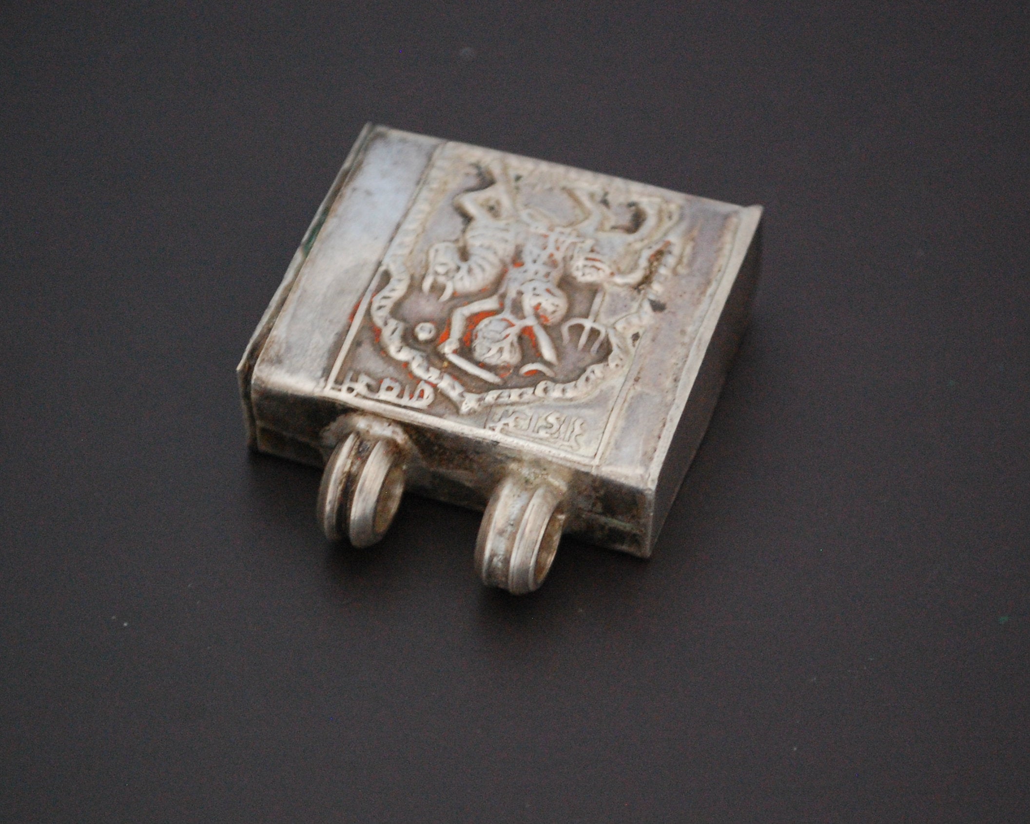 Hindu Amulet Box Pendant Durga