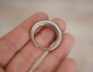 Fulani Silver Ring - Size 8