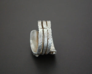 Ethnic Coil Ring from Afghanistan - Size 7