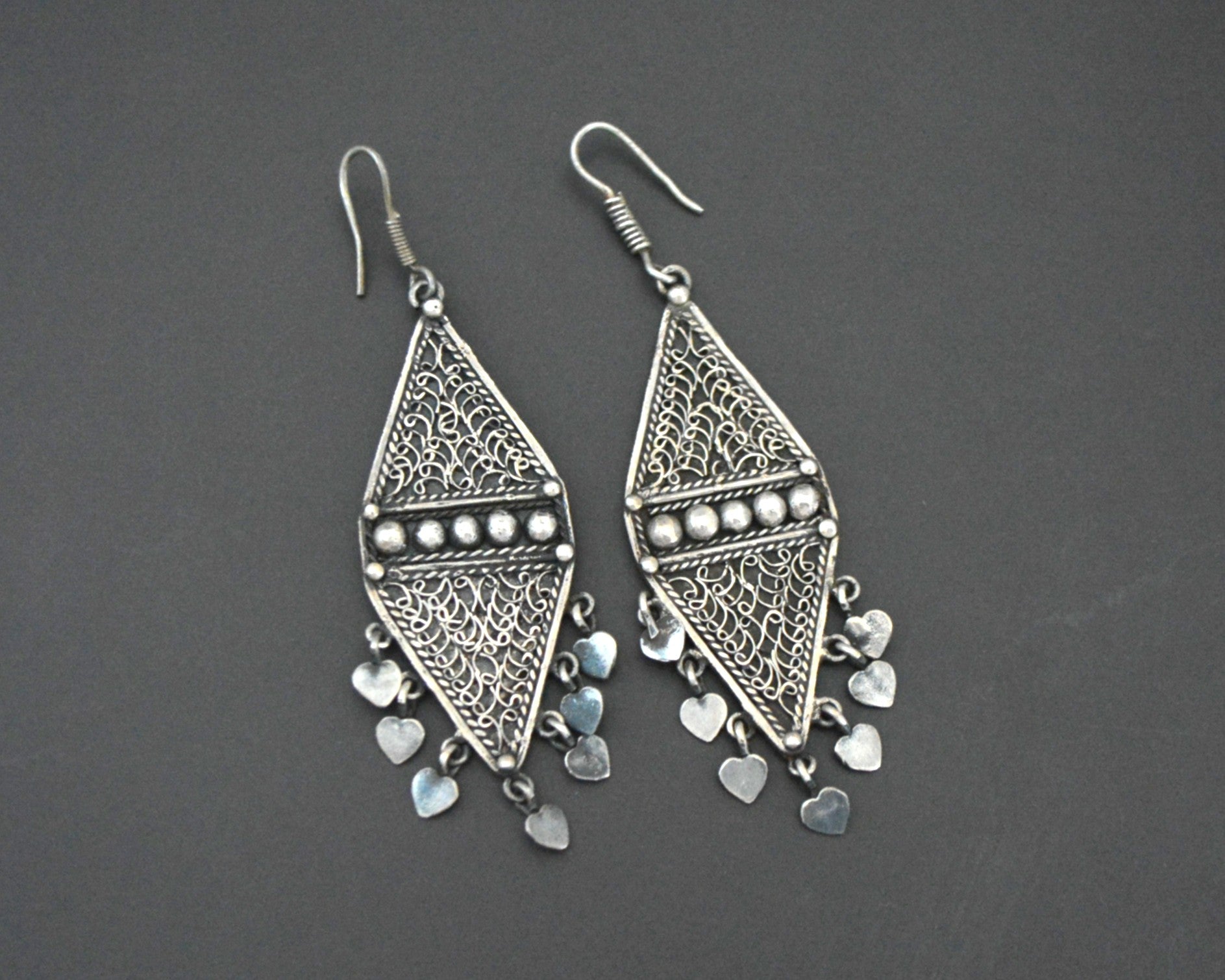 Ethnic Filigree Charms Earrings