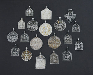 Set Hindu Charm Amulet Pendants - SET