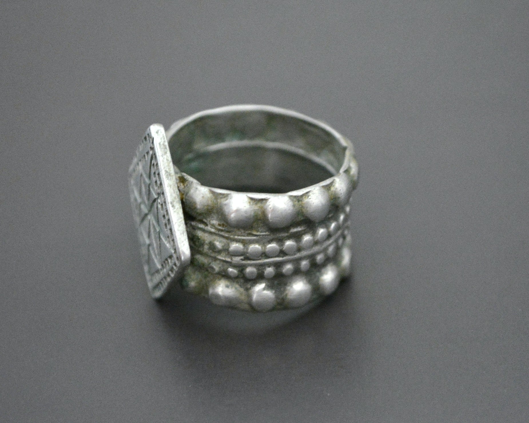 Antique Omani Silver Ring - Size 10.5