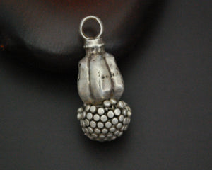 Old Rajasthani Silver Amulet Pendant