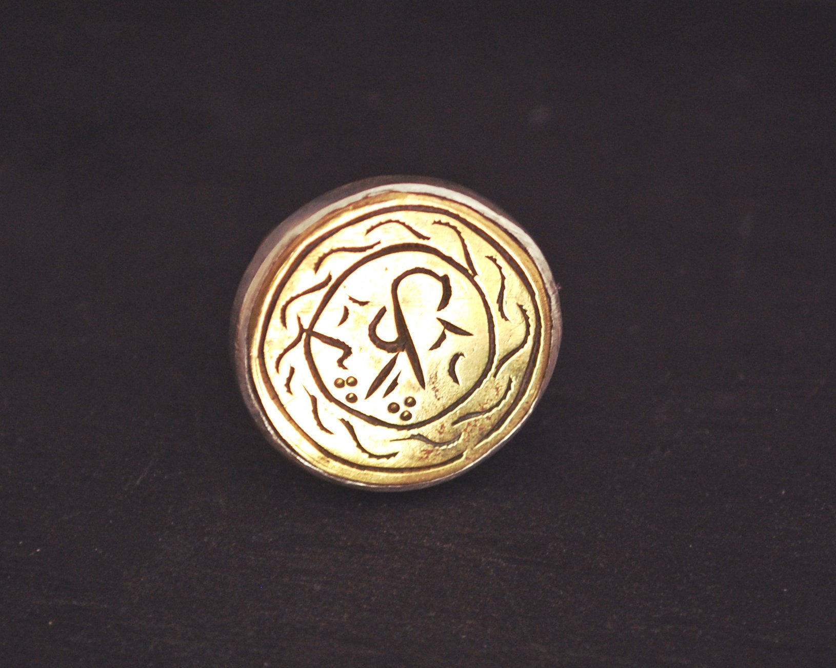 Seal Stamp Pendant from Afghanistan with Calligraphy
