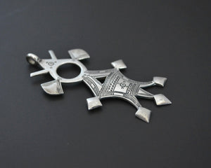 Tuareg Silver Cross Pendant