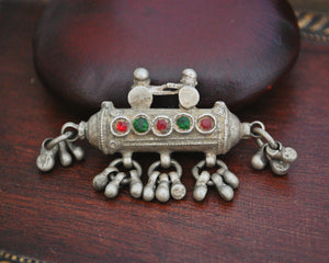 Rajasthani Tribal Silver Taviz Pendant