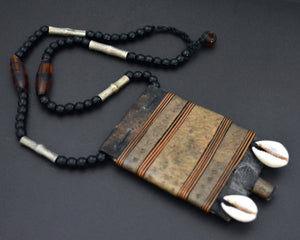 Wodaabe Leather Beaded Necklace