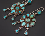 Wonderful Turquoise Earrings from India with Dangles