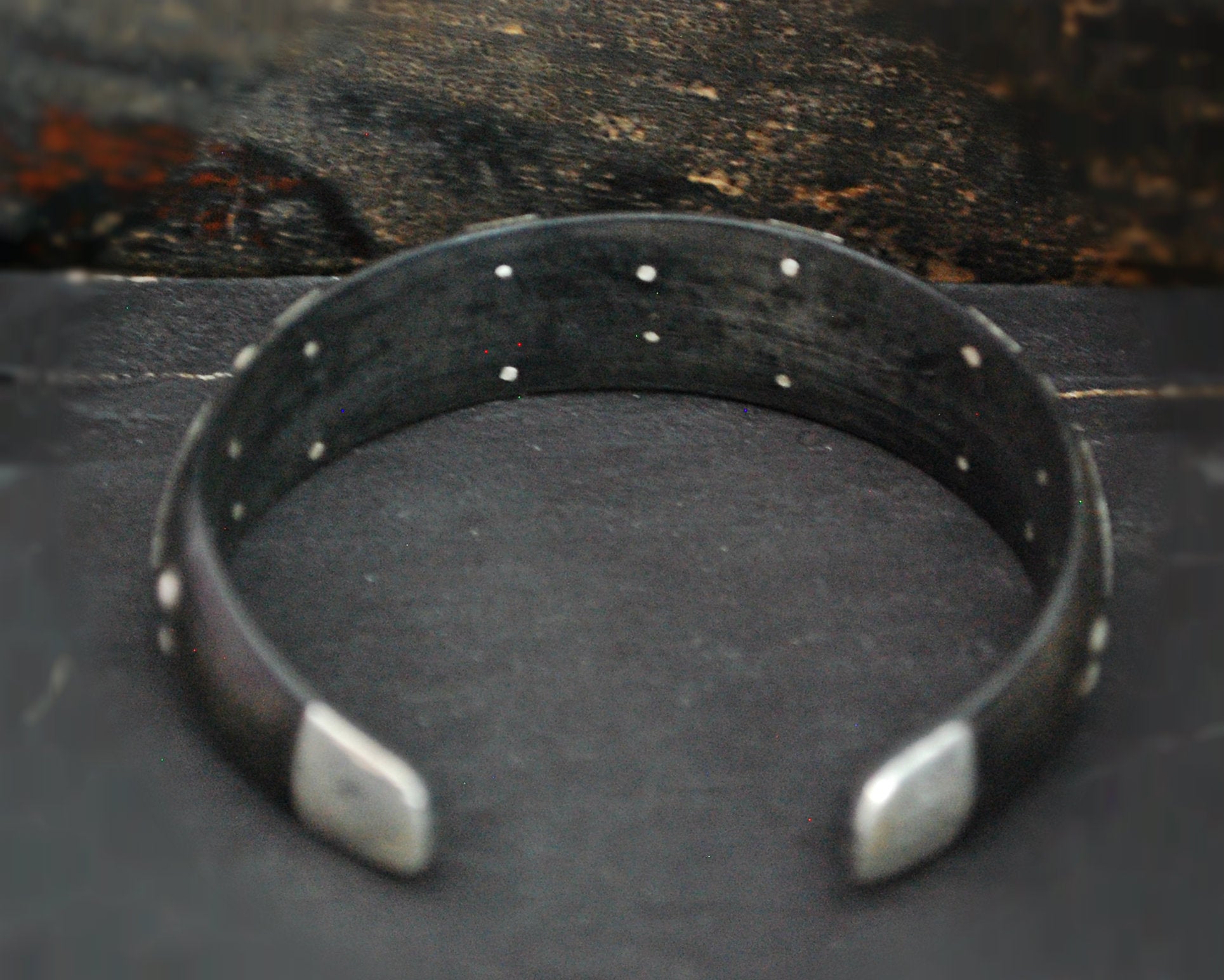 Tuareg Silver Cuff Bracelet with Engravings
